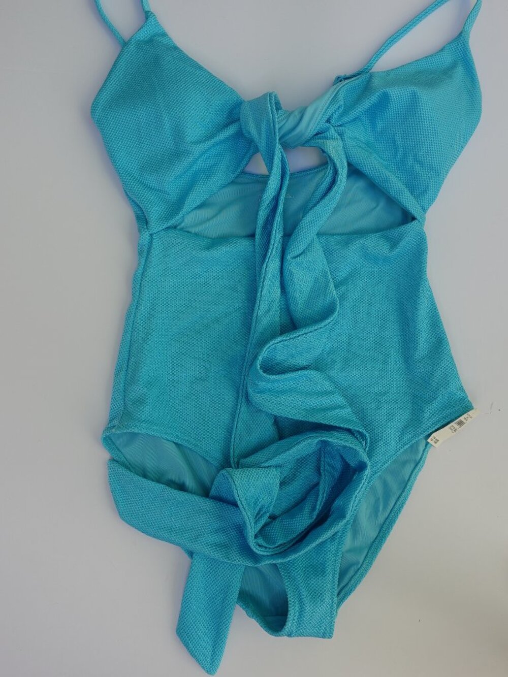 aerie Medium Long One-Piece Swimsuit Shine Pique - Picture 7 of 15